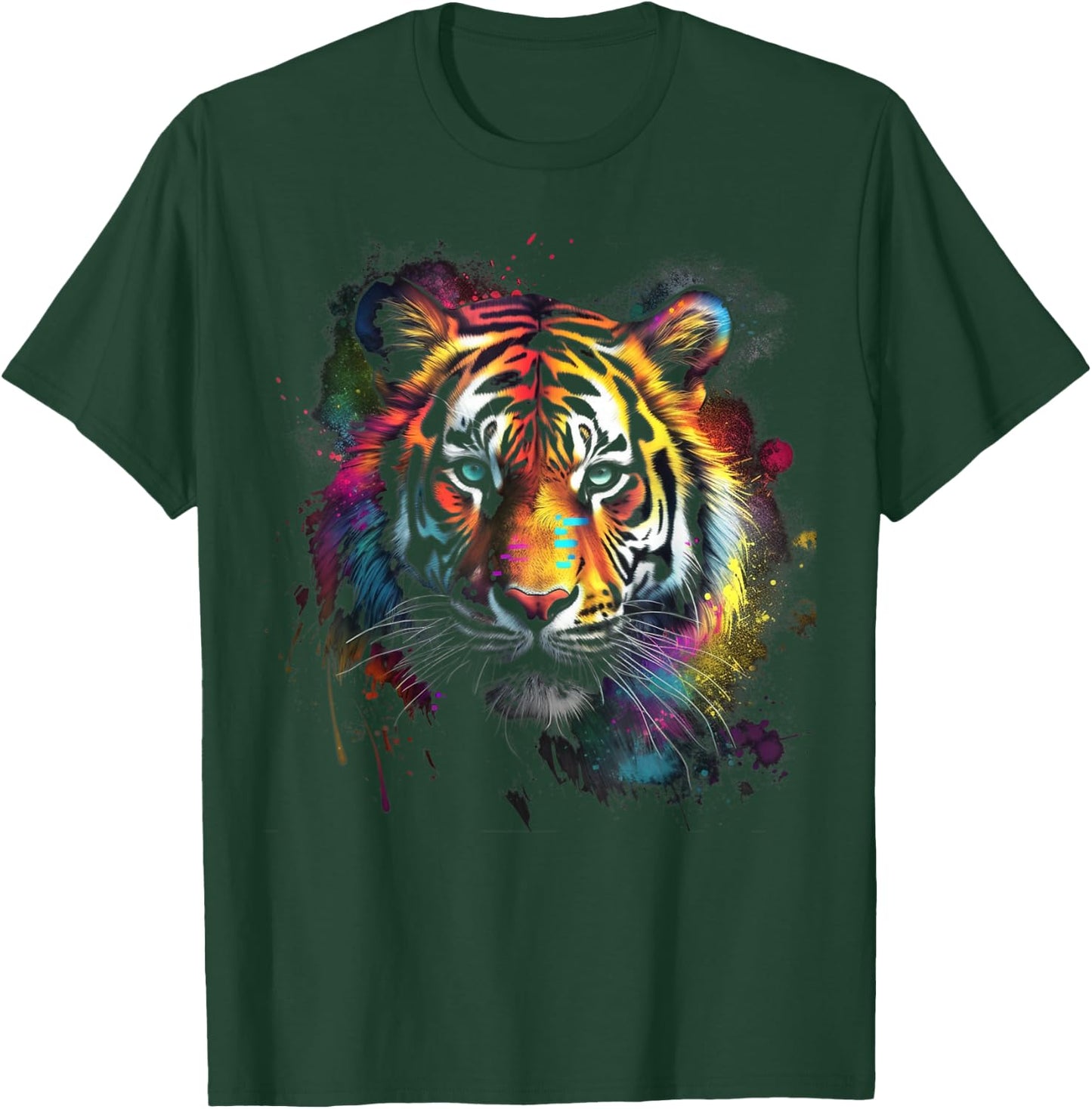 Tiger Animal Pop Art T-Shirt - T-Shirt | Forest