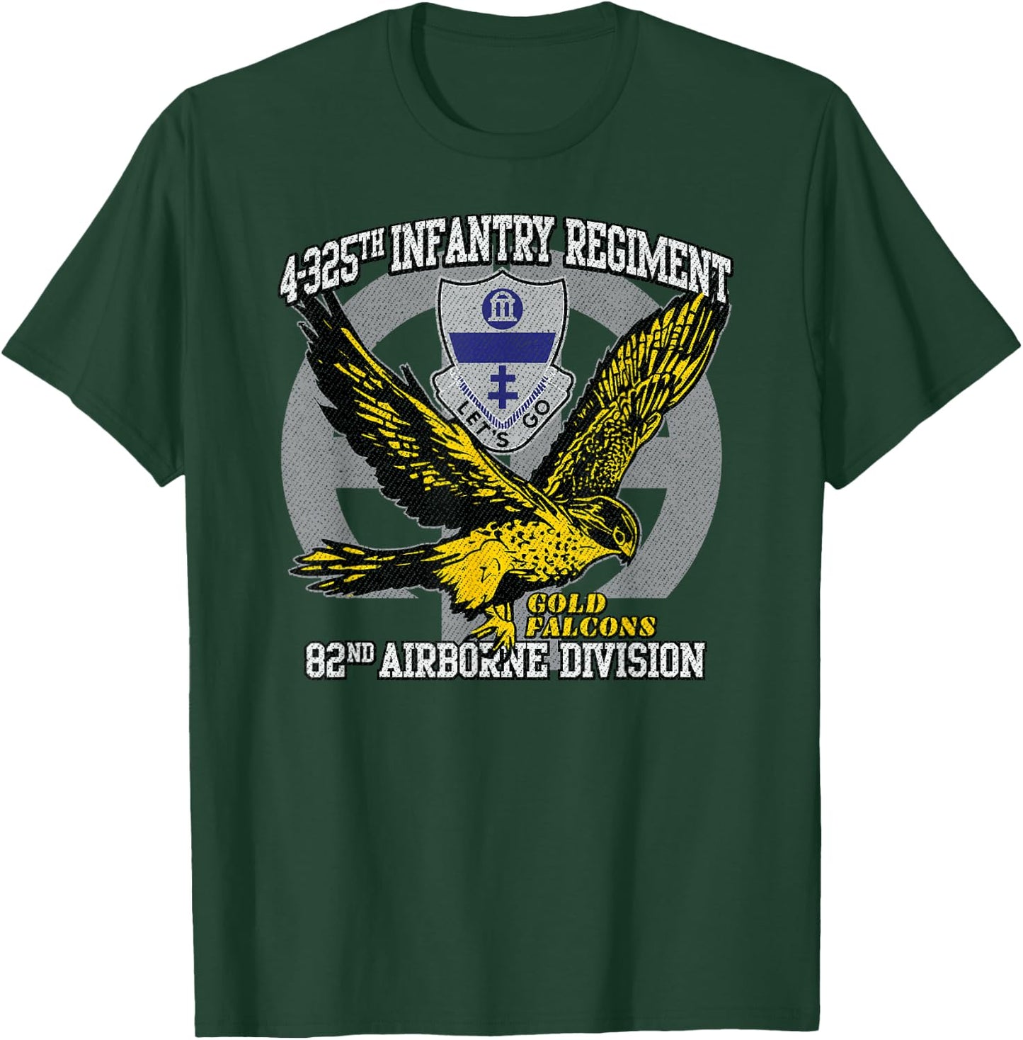 American Marauder: 4-325th Airborne Infantry Gold Falcons T-Shirt - T-Shirt | Forest