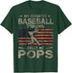 My Favorite Baseball Player Calls Me Pops Father's Day T-Shirt - T-Shirt | Forest