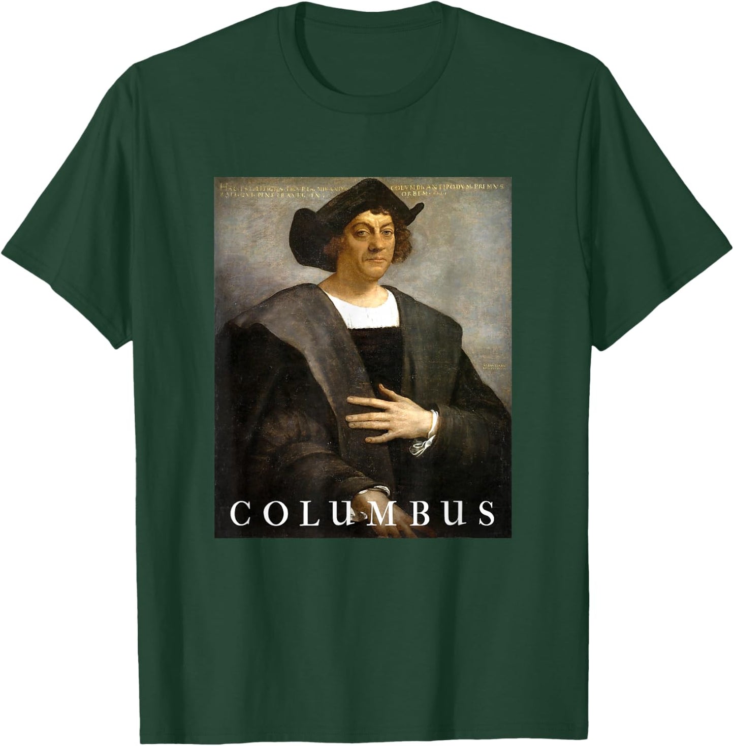 Christopher Columbus Portrait T-Shirt - T-Shirt | Forest