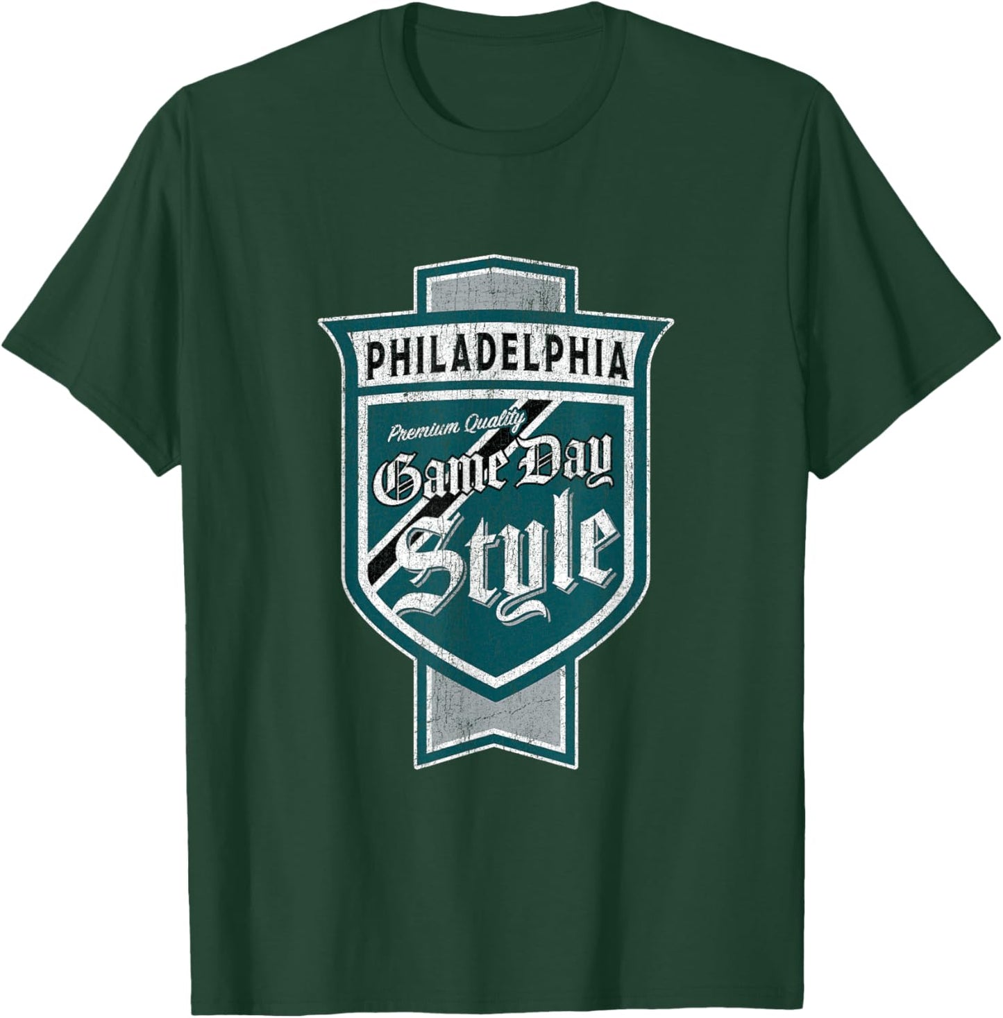 Vintage Philadelphia Beer Label - Philly Pride T-Shirt - T-Shirt | Forest