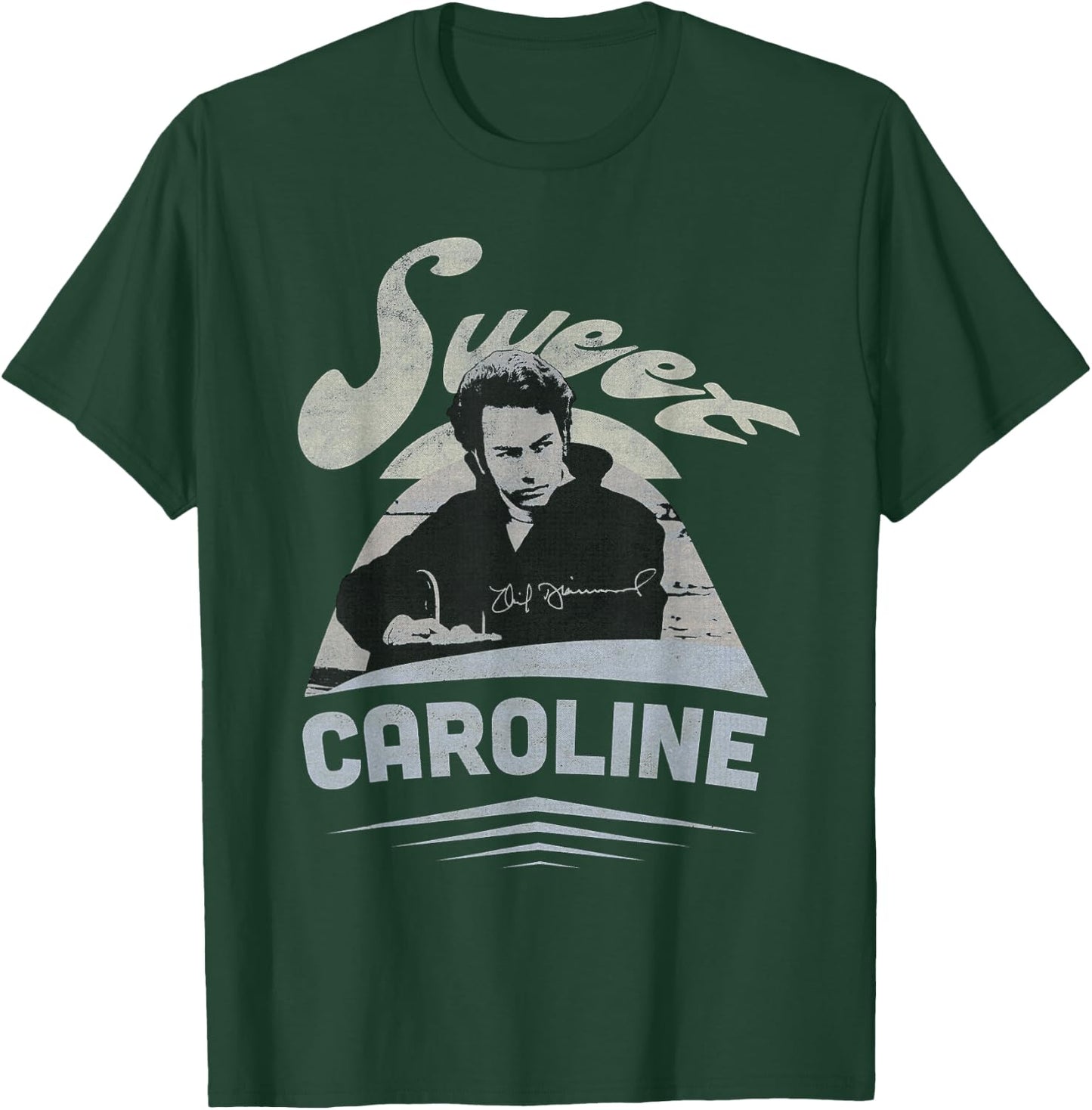 Official Neil Diamond Signature Photo T-Shirt - T-Shirt | Forest