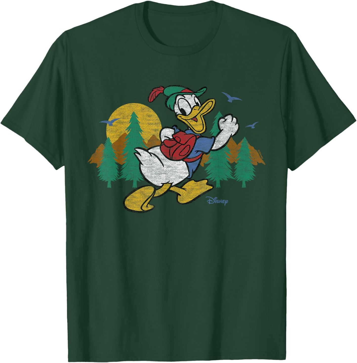 Donald Duck - Donald Hiking T-Shirt - T-Shirt | Forest