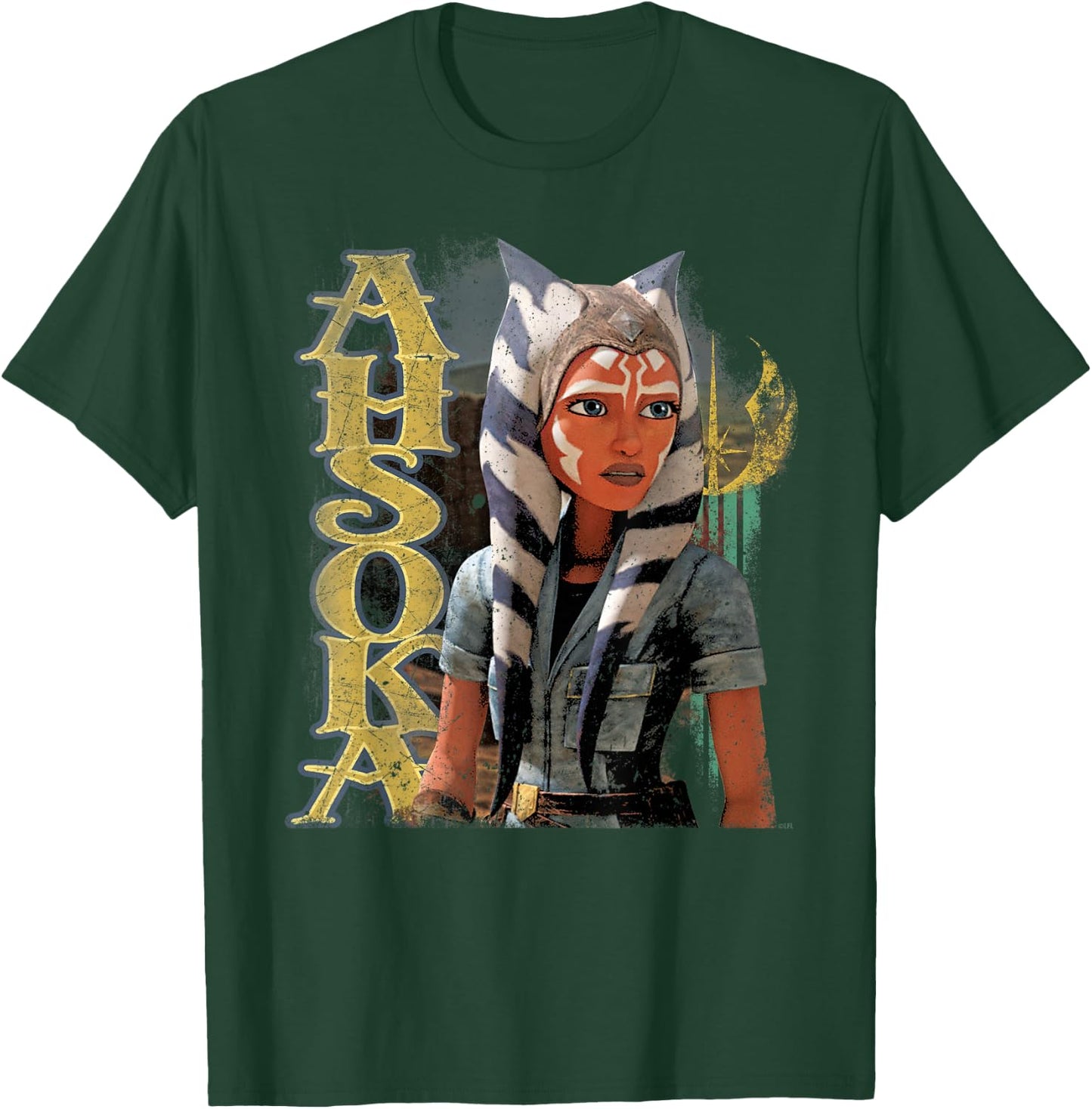 Star Wars Ahsoka Tano The Clone Wars Gone with a Trace T-Shirt - T-Shirt | Forest