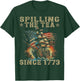 Fun 4th Of July Spilling The Tea Since 1773 American Flag T-Shirt - T-Shirt | Forest