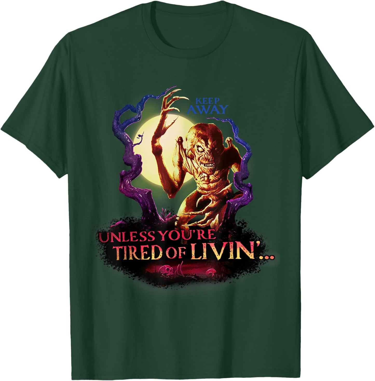Pumpkinhead Tired of Living Silohuette T-Shirt - T-Shirt | Forest