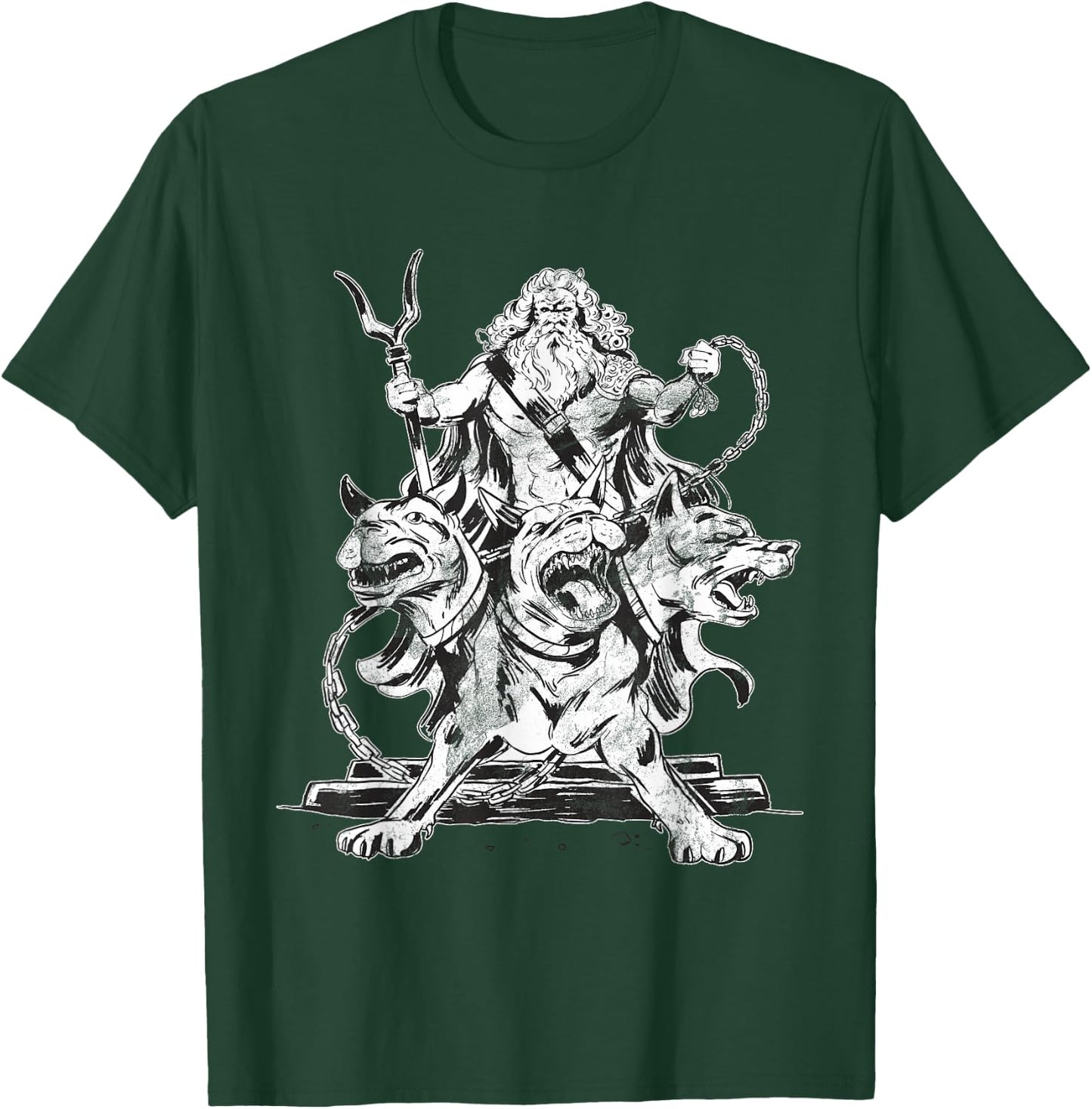 Hades Olympian God Greek Mythology Gifts Ancient Halloween T-Shirt - T-Shirt | Forest