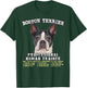 Boston Terrier Black Dog Professional Human Trainer T-Shirt - T-Shirt | Forest