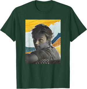 Outer Banks Season 3 JJ Maybank Mixed Media Collage Portrait T-Shirt - T-Shirt | Forest