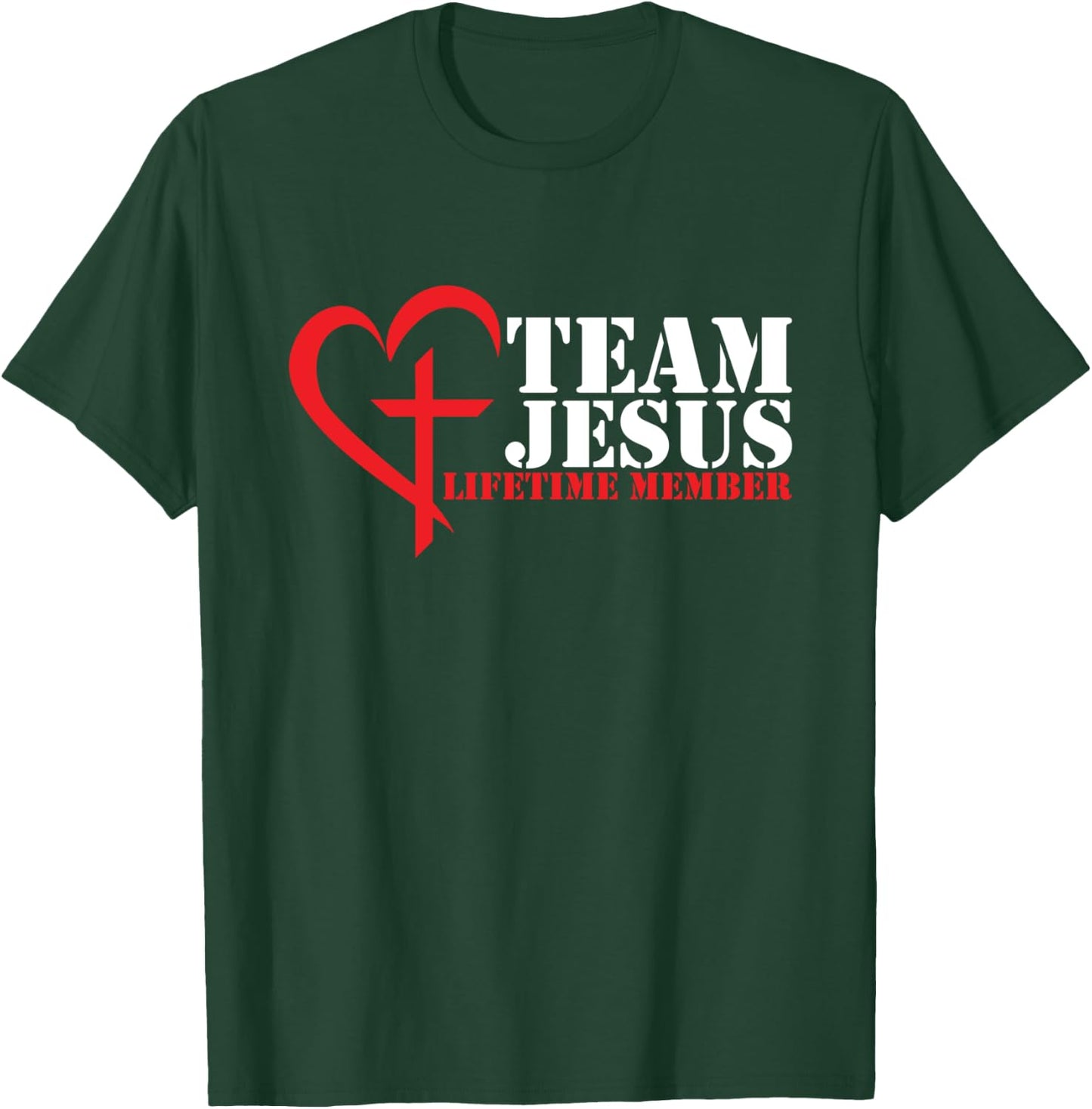 Team Jesus Jesus Religious Church Christian T-Shirt - T-Shirt | Forest