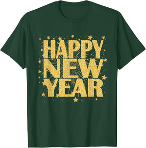 Happy New Year 2026 New Years Eve Party Countdown Fireworks T-Shirt - T-Shirt | Forest