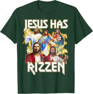 Jesus Has Rizzen, Christian Bible Faith, Christian Religion T-Shirt - T-Shirt | Forest