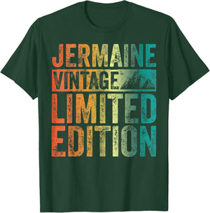 Personalized Name Shirt Jermaine Vintage Limited Edition T-Shirt - T-Shirt | Forest