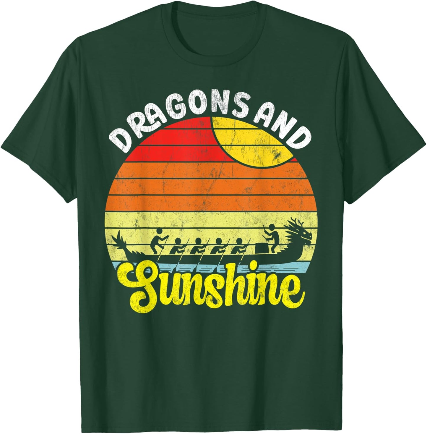 Dragon Boating Paddling Festival - Dragon Boat Race T-Shirt - T-Shirt | Forest