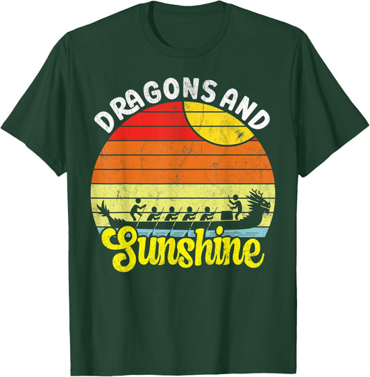 Dragon Boating Paddling Festival - Dragon Boat Race T-Shirt - T-Shirt | Forest