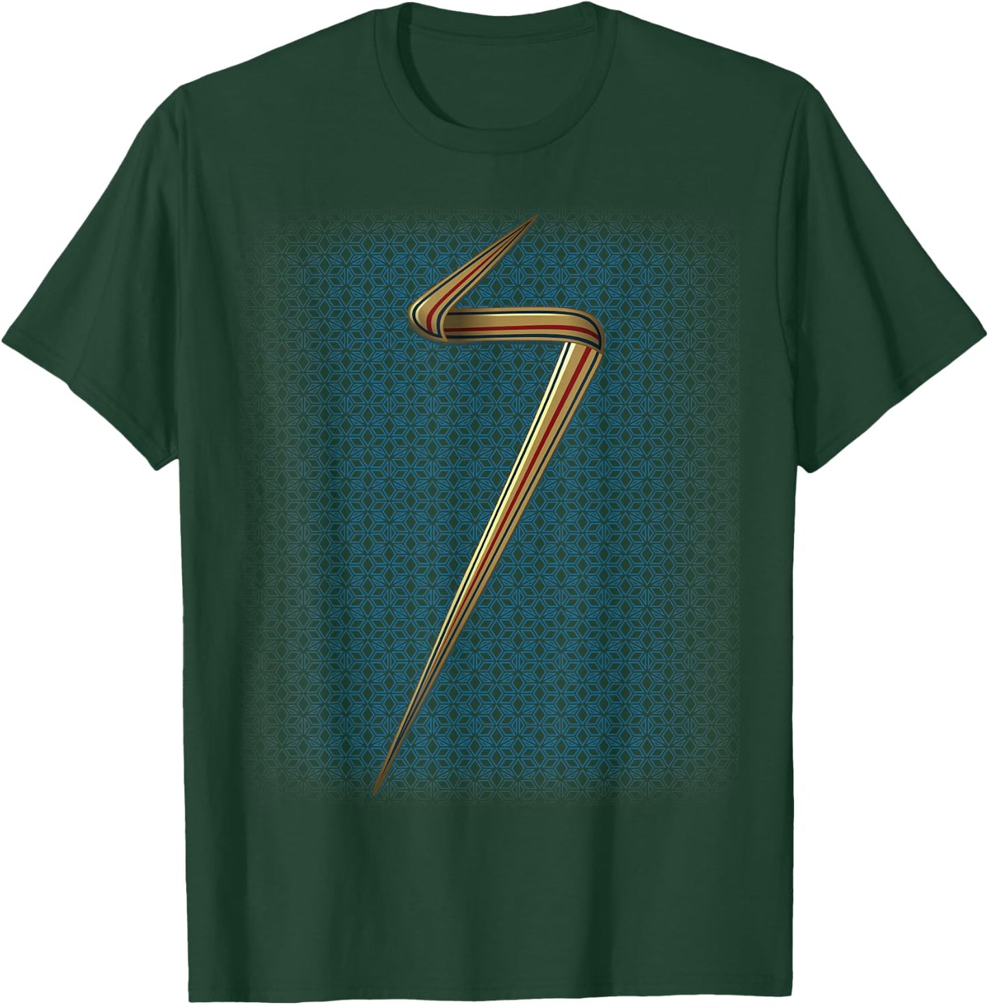 Marvel Ms. Marvel Kamala Khan Super Hero Halloween Costume T-Shirt - T-Shirt | Forest