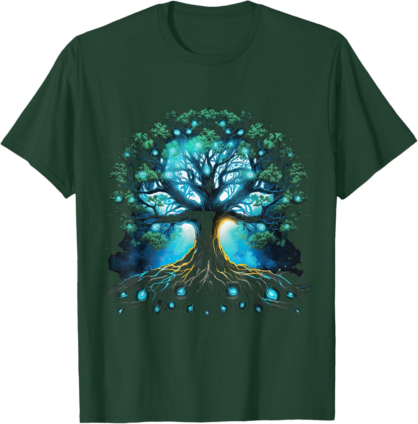 Tree of Life Viking Midgard Thor Walhalla T-Shirt - T-Shirt | Forest