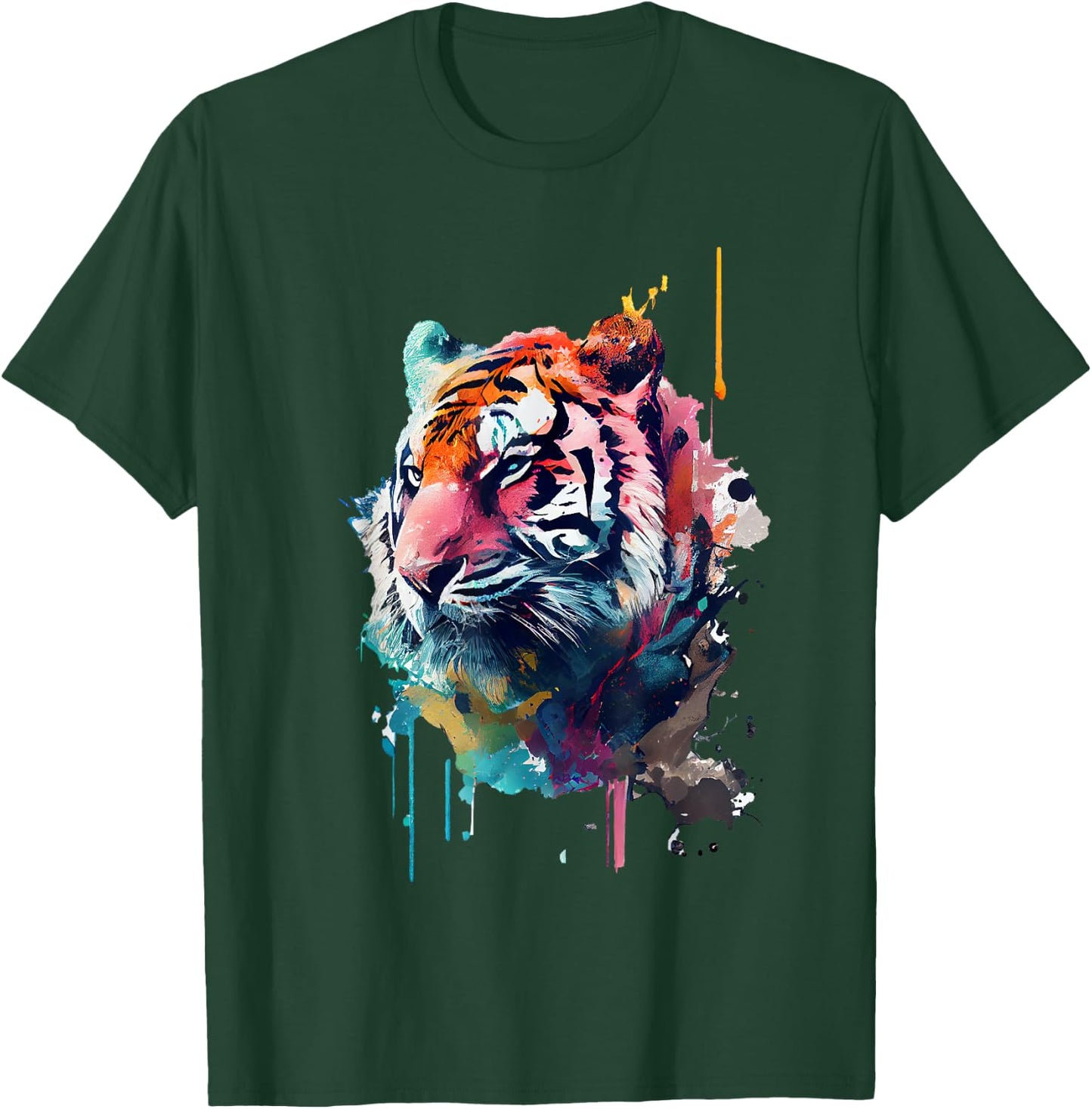 Tiger colors multicolored T-Shirt - T-Shirt | Forest