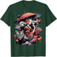 Step Up Your Style Game with This Vibrant Geisha and Tiger T-Shirt - T-Shirt | Forest