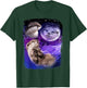 Funny Otter Lover Moon 3 Cute Otters Animals Meme Vintage T-Shirt - T-Shirt | Forest