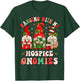 Hanging With My Hospice Gnomies Funny Christmas Hospice Aide T-Shirt - T-Shirt | Forest