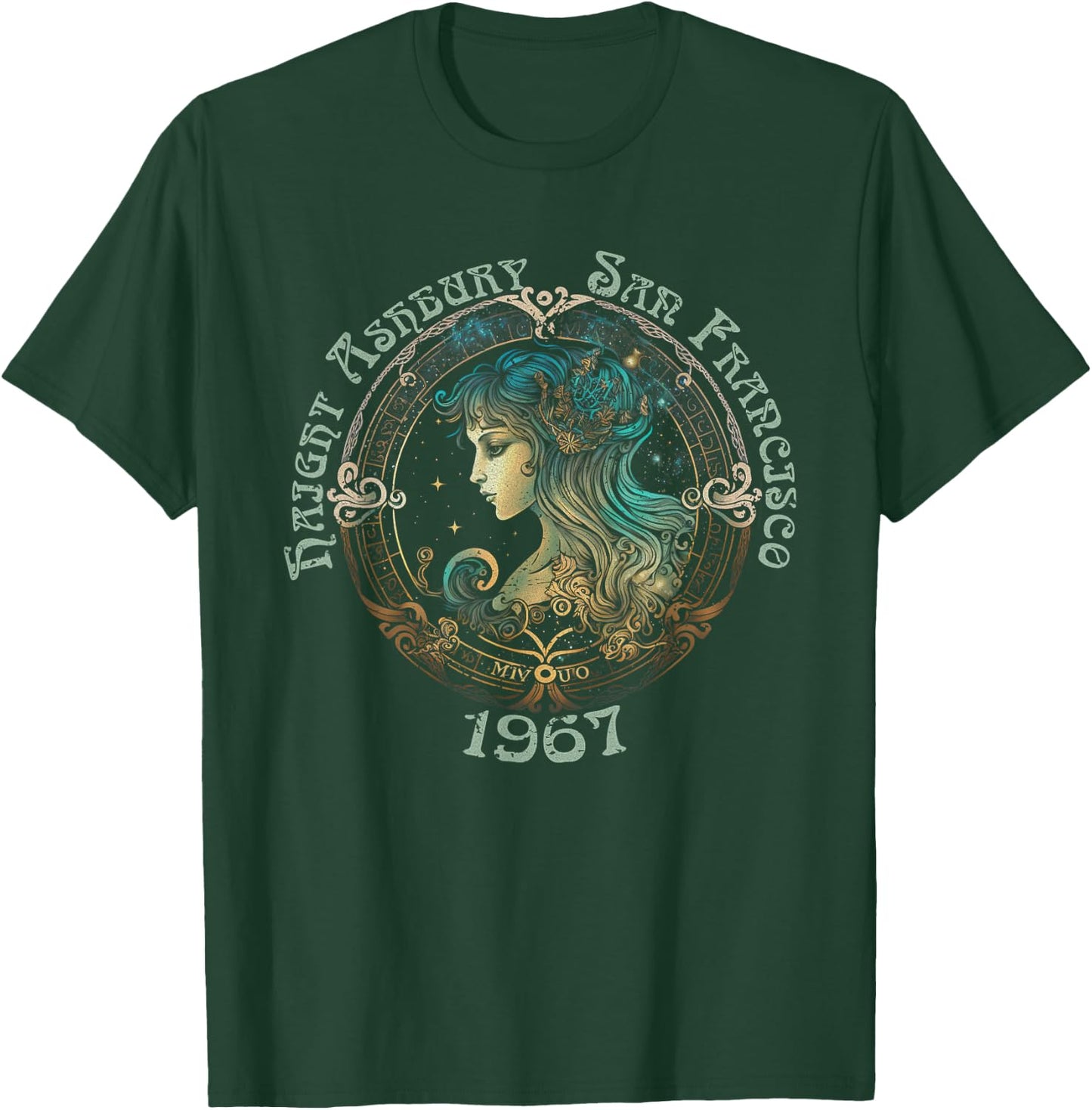 Haight Ashbury San Fransisco 1967 Bohemian Hippie 60s T-Shirt - T-Shirt | Forest