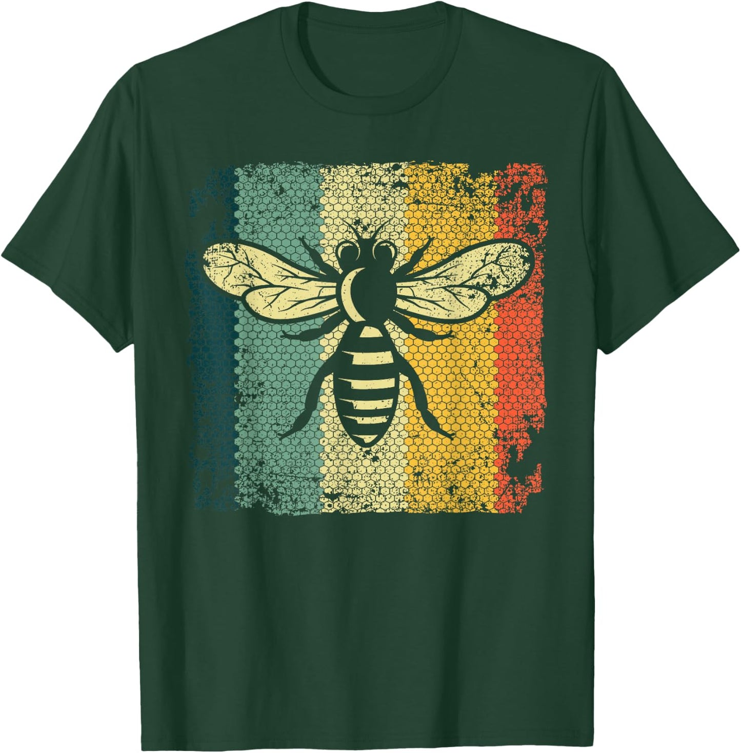 Funny Vintage Bee Designs Women Honey Beekeeping Bee T-Shirt - T-Shirt | Forest