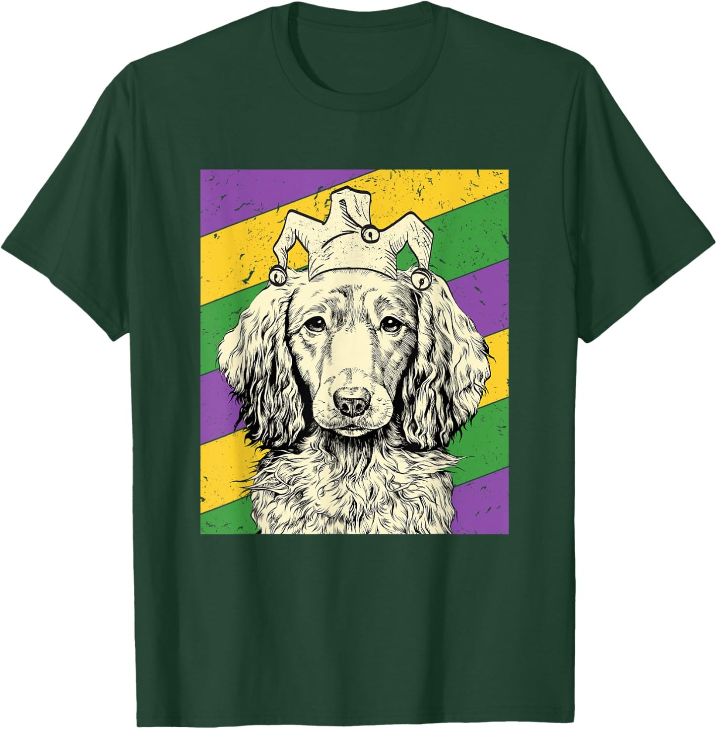 Dachshund Jester Funny Mardi Gras Doxie Dog Mom or Dad T-Shirt - T-Shirt | Forest