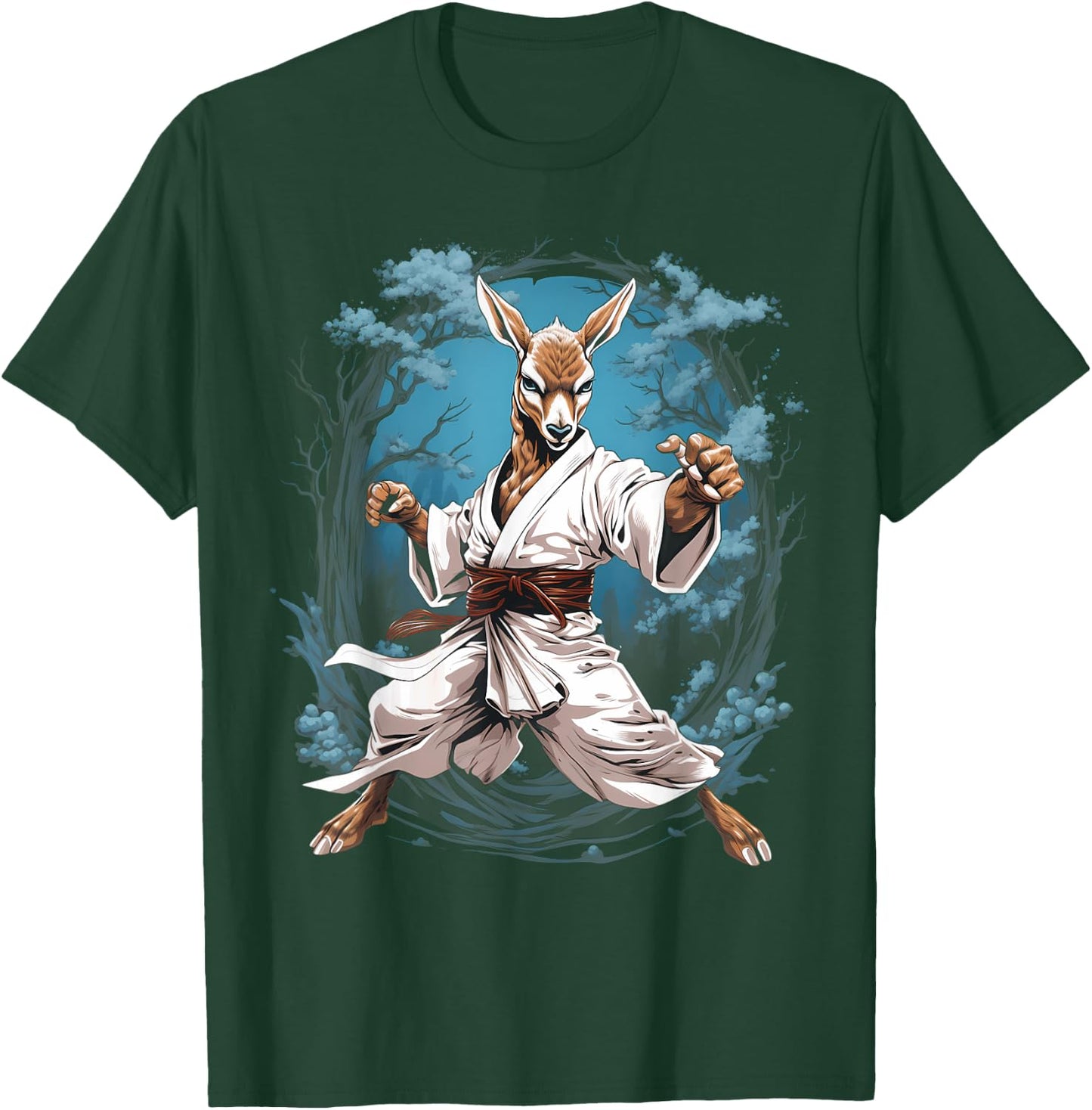 MMA Deer Karate T-Shirt - T-Shirt | Forest