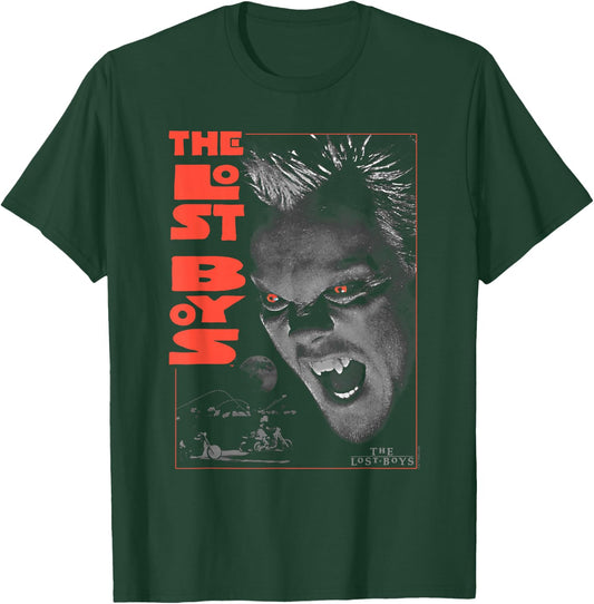 Warner Bros. The Lost Boys Fun to Be a Vampire Poster - Boys, Horror Enthusiasts, Halloween Lovers - Black - - Short Sleeve - Small T-Shirt - T-Shirt | Forest