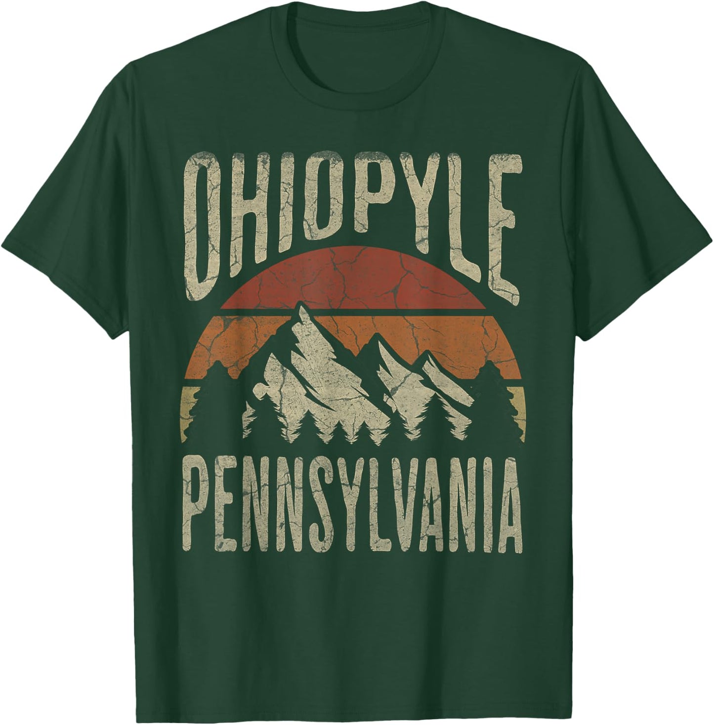 Ohiopyle State Park Pennsylvania Nature Hiking Outdoors T-Shirt - T-Shirt | Forest