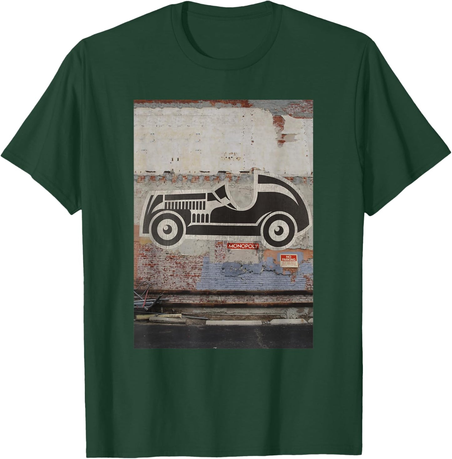 Monopoly Car Street Art Game Piece Poster T-Shirt - T-Shirt | Forest