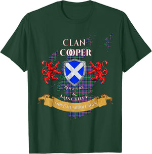 Cooper Scottish Family Clan Middle Ages Mischief T-Shirt - T-Shirt | Forest