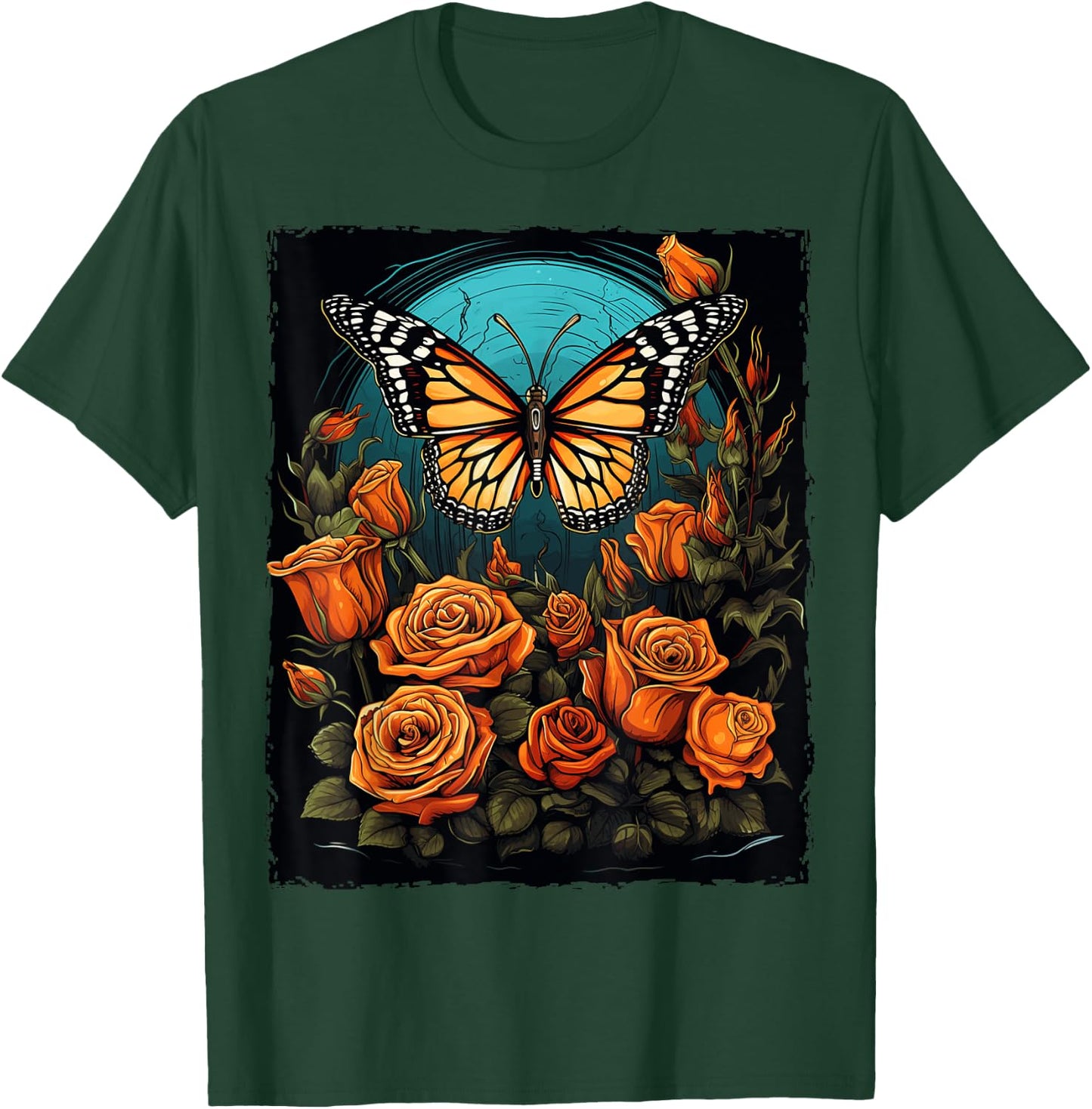 Monarch Butterfly Halloween T-Shirt - T-Shirt | Forest