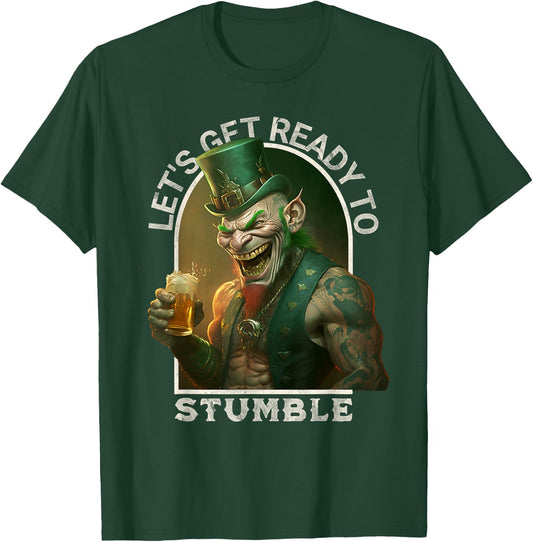 Funny Paddy's Day Design, Evil Leprechaun, St. Patrick's Day T-Shirt - T-Shirt | Forest