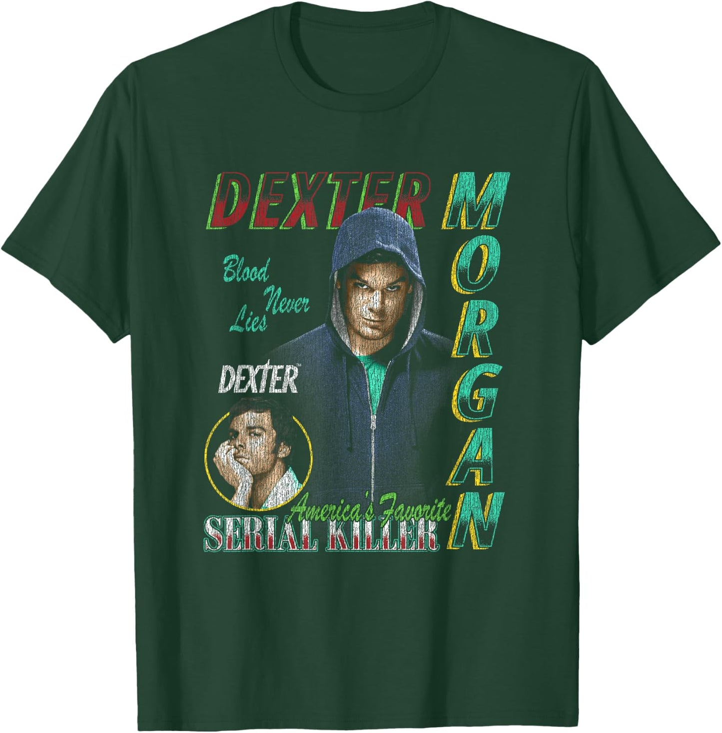 Dexter 90’s Bootleg Dexter Morgan TV Show T-Shirt - T-Shirt | Forest