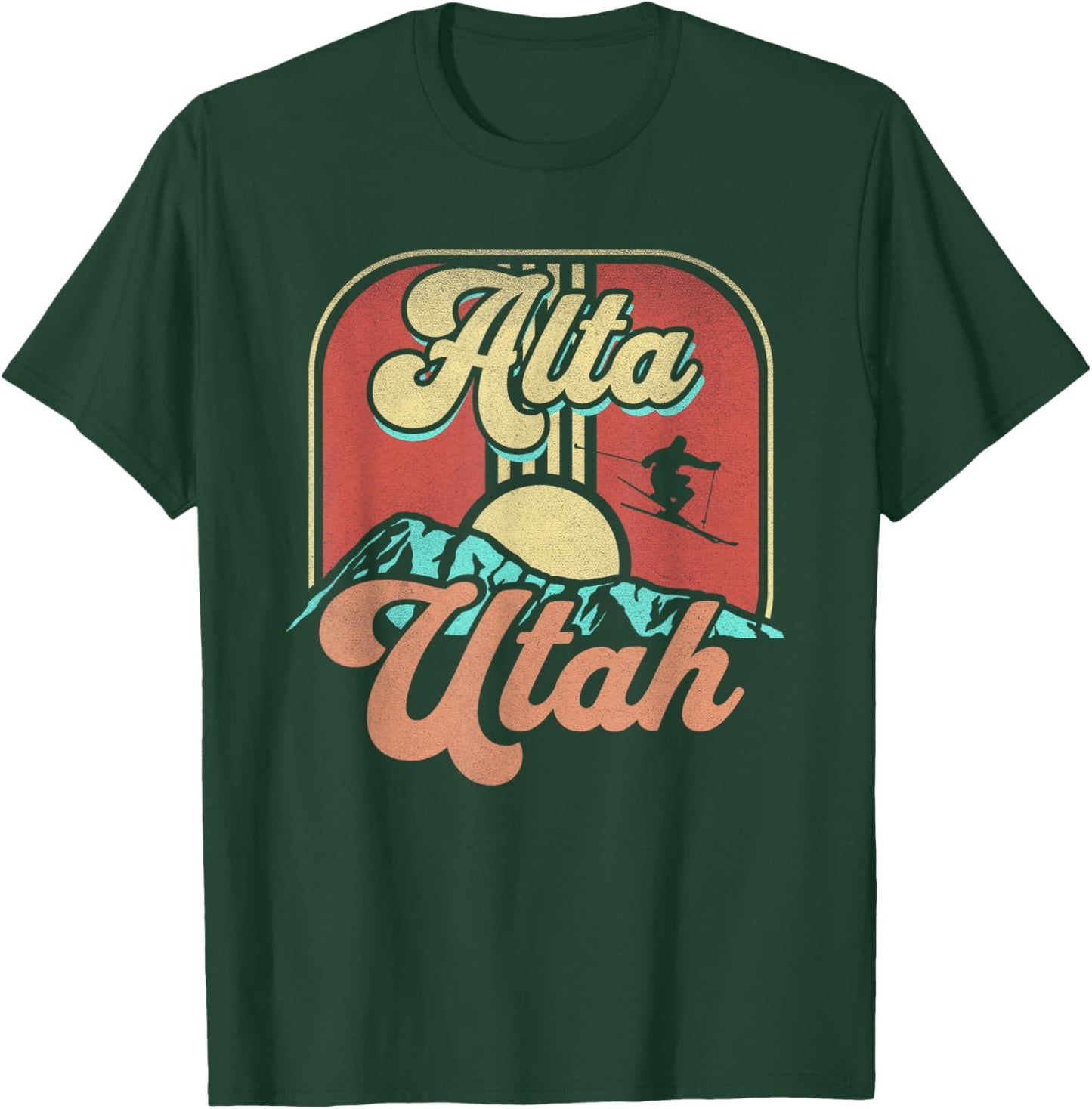 Alta Utah Ski Outdoors T-Shirt - T-Shirt | Forest