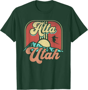 Alta Utah Ski Outdoors T-Shirt - T-Shirt | Forest