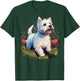 Cute West Highland White Terrier Dog on Westie Lover T-Shirt - T-Shirt | Forest