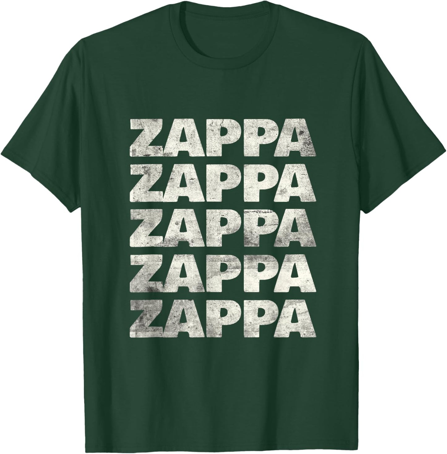 Love Heart Zappa Grunge Retro Vintage Style Black Zappa T-Shirt - T-Shirt | Forest