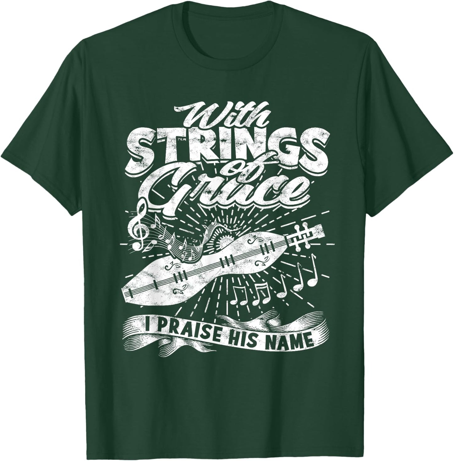 Dulcimer Player Mountain Dulcimer T-Shirt - T-Shirt | Forest