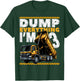 3rd Birthday Construction Truck Dump Everything I'm 3 Bday T-Shirt - T-Shirt | Forest