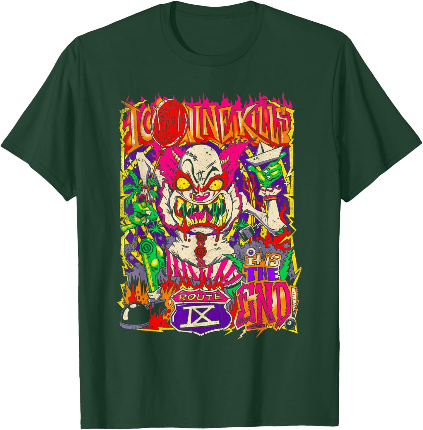 Ice Nine Kills – Zombie Clown T-Shirt - T-Shirt | Forest