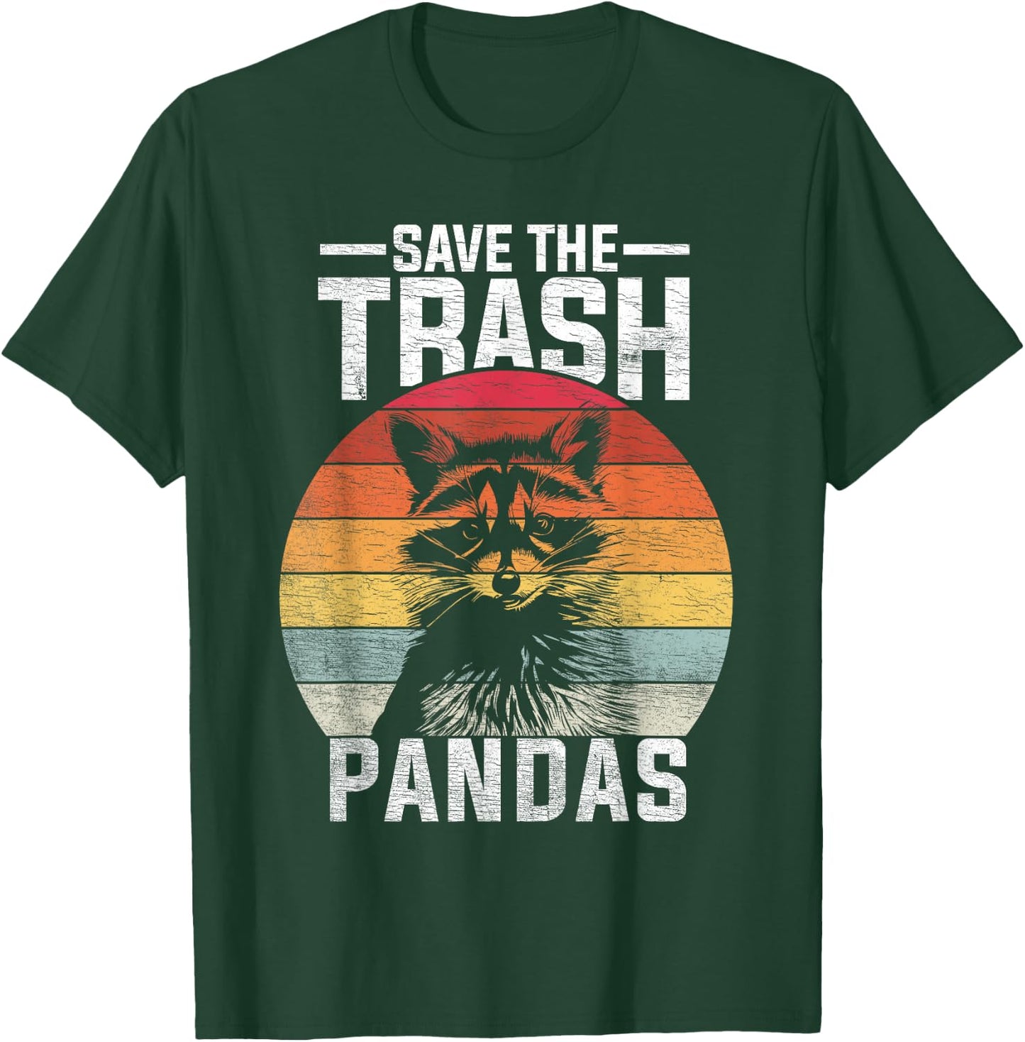 Funny Raccoon T-Shirt - T-Shirt | Forest