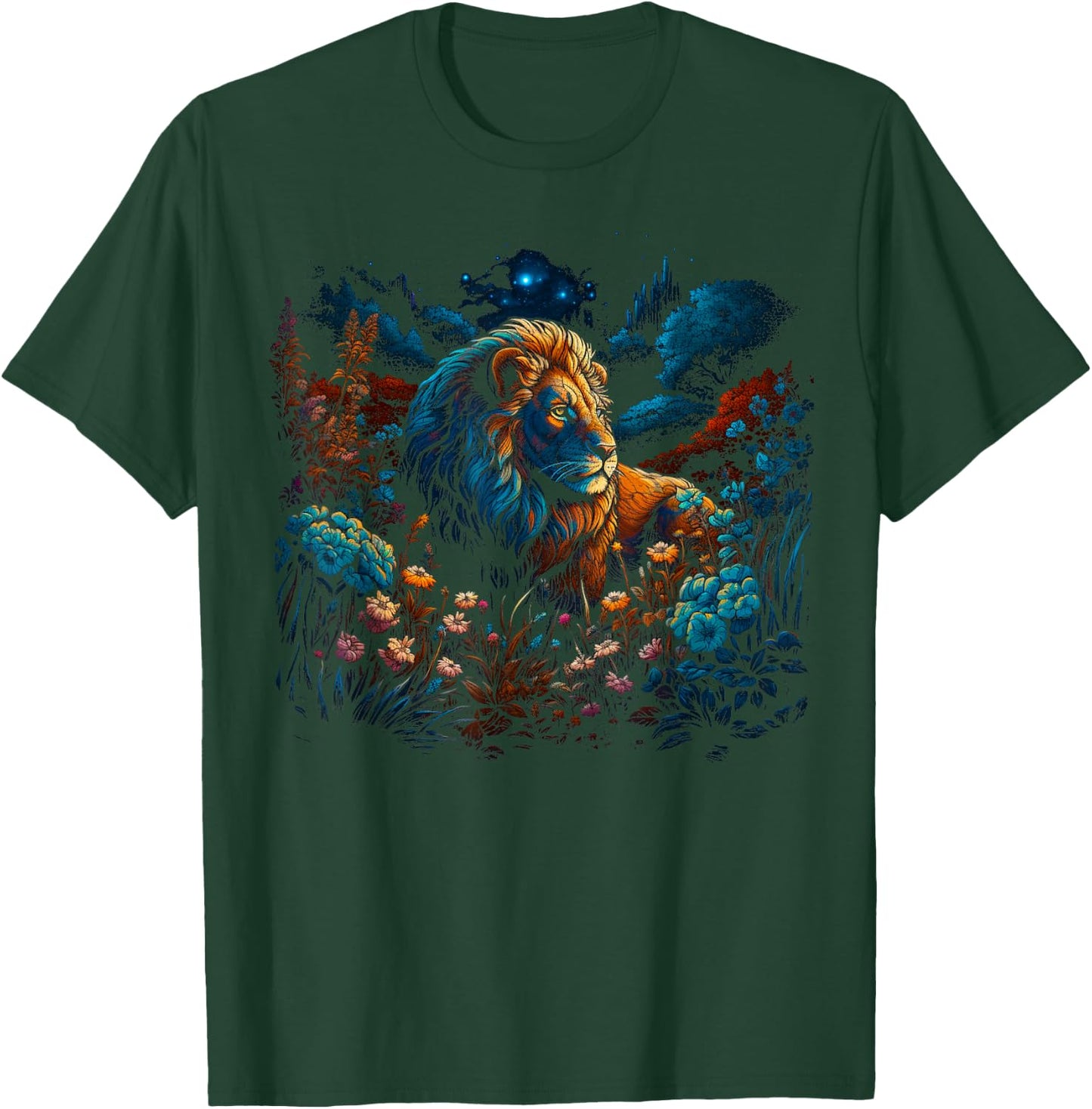Mystical Lion T-Shirt - T-Shirt | Forest