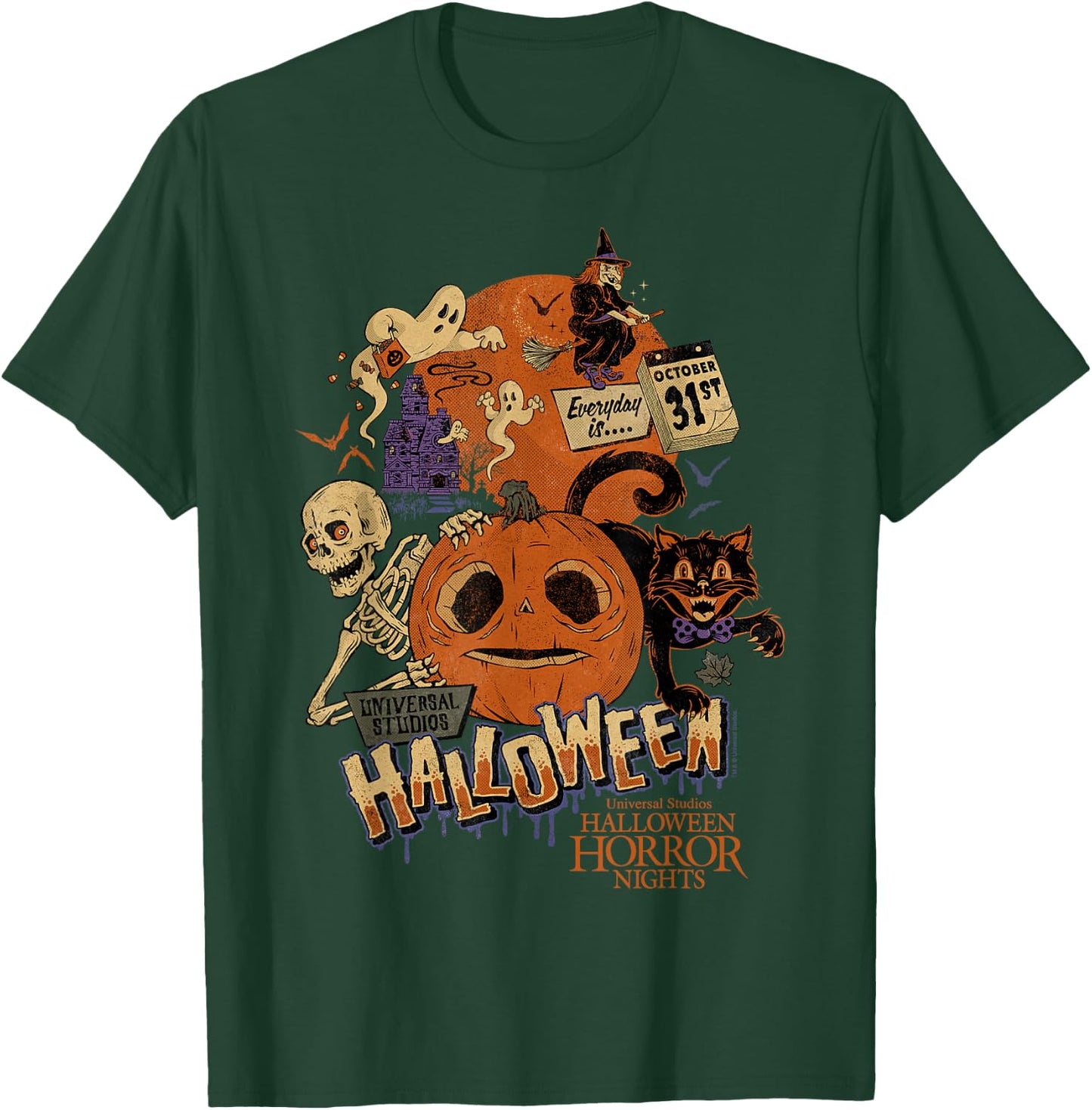 Halloween Horror Nights Lil Boo Pumpkin T-Shirt - T-Shirt | Forest