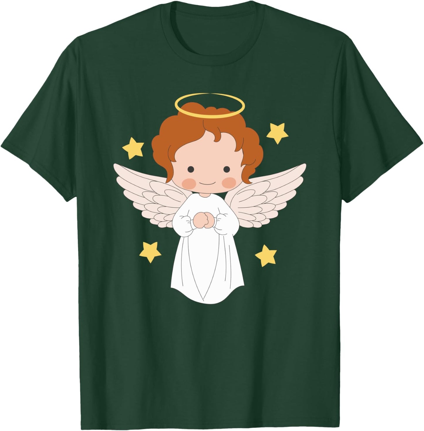 Angel Cosume Cute Angel Print Catholic Angels T-Shirt - T-Shirt | Forest