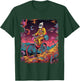 Bicycle Day Hofmann Trip | Psychedelic Comic Style Hippie T-Shirt - T-Shirt | Forest