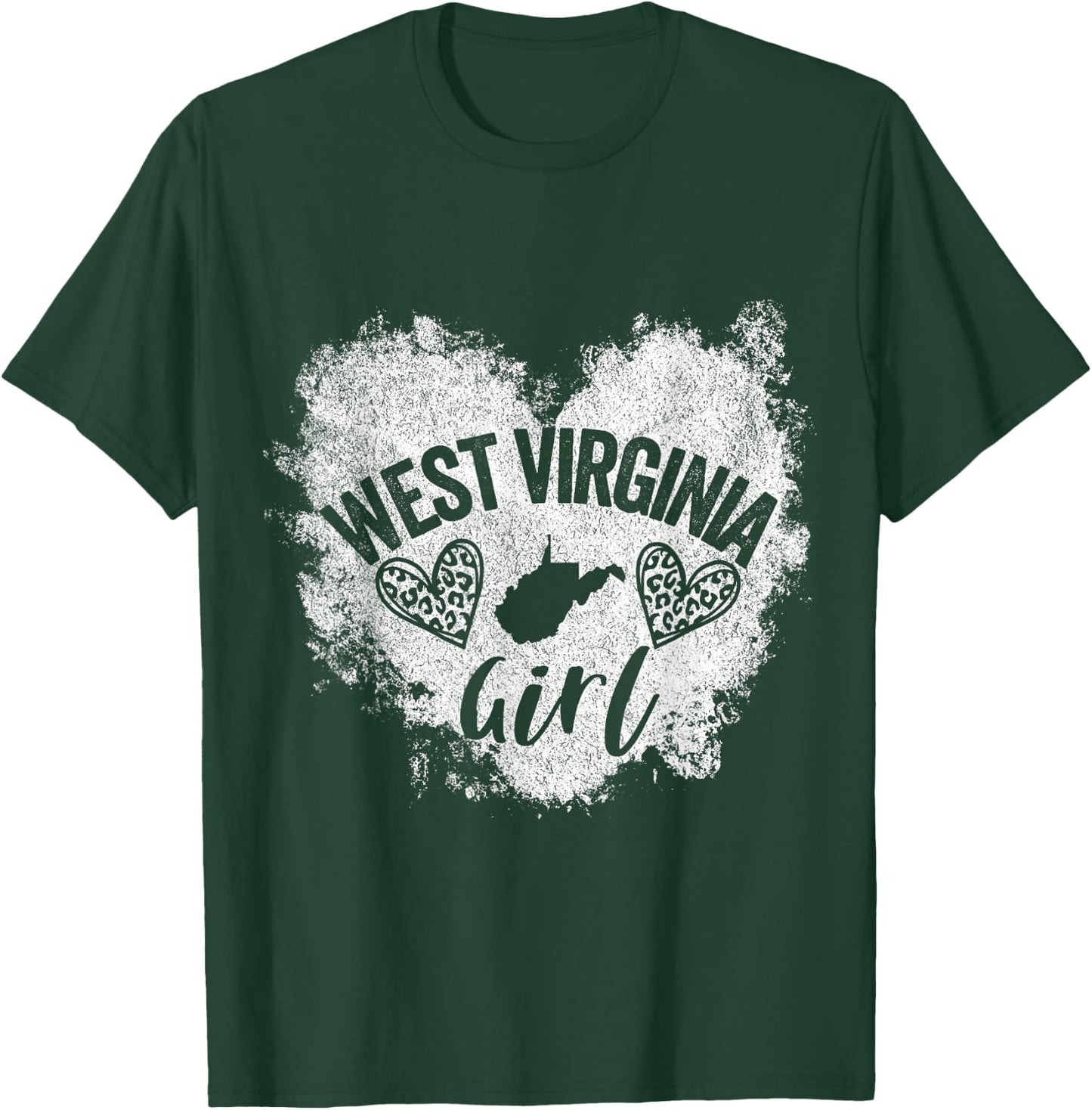 West Virginia Girl Funny Hometown West Virginia Home T-Shirt - T-Shirt | Forest
