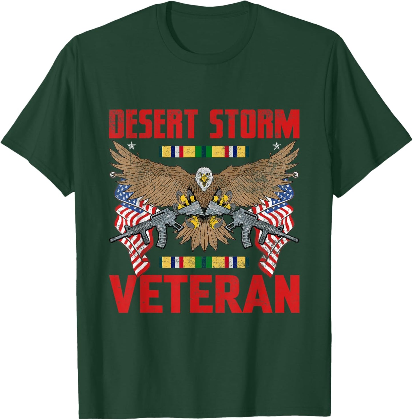 Desert Storm Operation Veteran American T-Shirt - T-Shirt | Forest